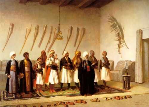 Jean Leon Gerome Prayer In The House Of An Arnaut Chief A4 Photo Print