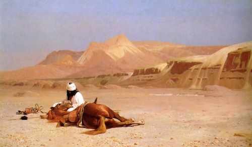 Jean Leon Gerome The Arab And His Steed A4 Photo Print
