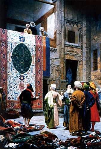 Jean Leon Gerome The Carpet Merchant A4 Photo Print