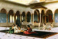 Jean Leon Gerome The Harem On The Terrace A4 Photo Print