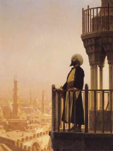Jean Leon Gerome The Muezzin A4 Photo Print