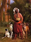 Jean Leon Gerome The Negro Master Of The Hounds A4 Photo Print