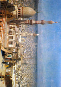 Jean Leon Gerome View Of Cairo stretched A4 Photo Print