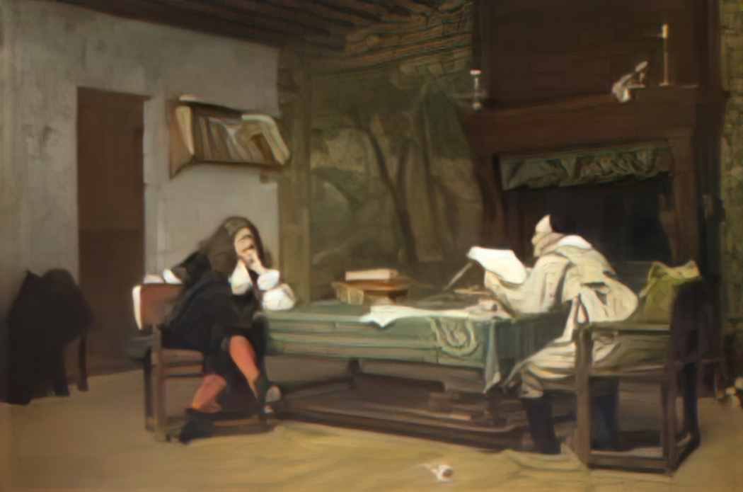 Jean Fouquet the annunciation Art A4 Photo Print