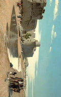 Jean Leon Gerome an arab caravan outside a fortified town egypt A4 Photo Print