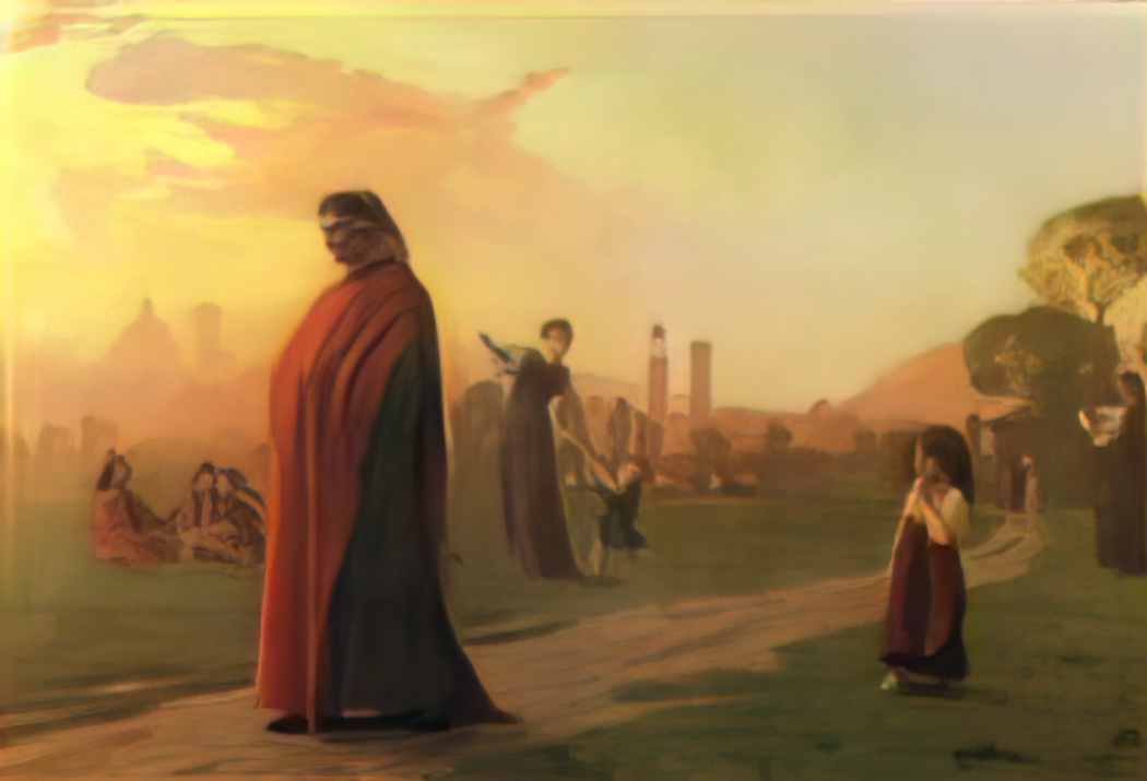 Jean Leon Gerome dante he hath seen well Art A4 Photo Print