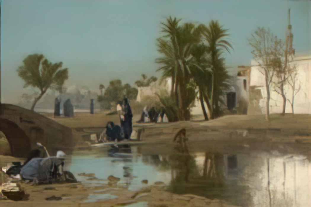 Jean Leon Gerome fellah women drawing water Art A4 Photo Print