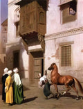 Jean Leon Gerome horse merchant in cairo Art A4 Photo Print