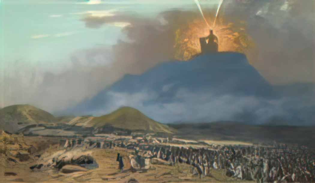 Jean Leon Gerome moses on mount sinai 1895 1900 Art A4 Photo Print