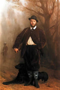 Jean Leon Gerome portrait of eduoard delessert Art A4 Photo Print