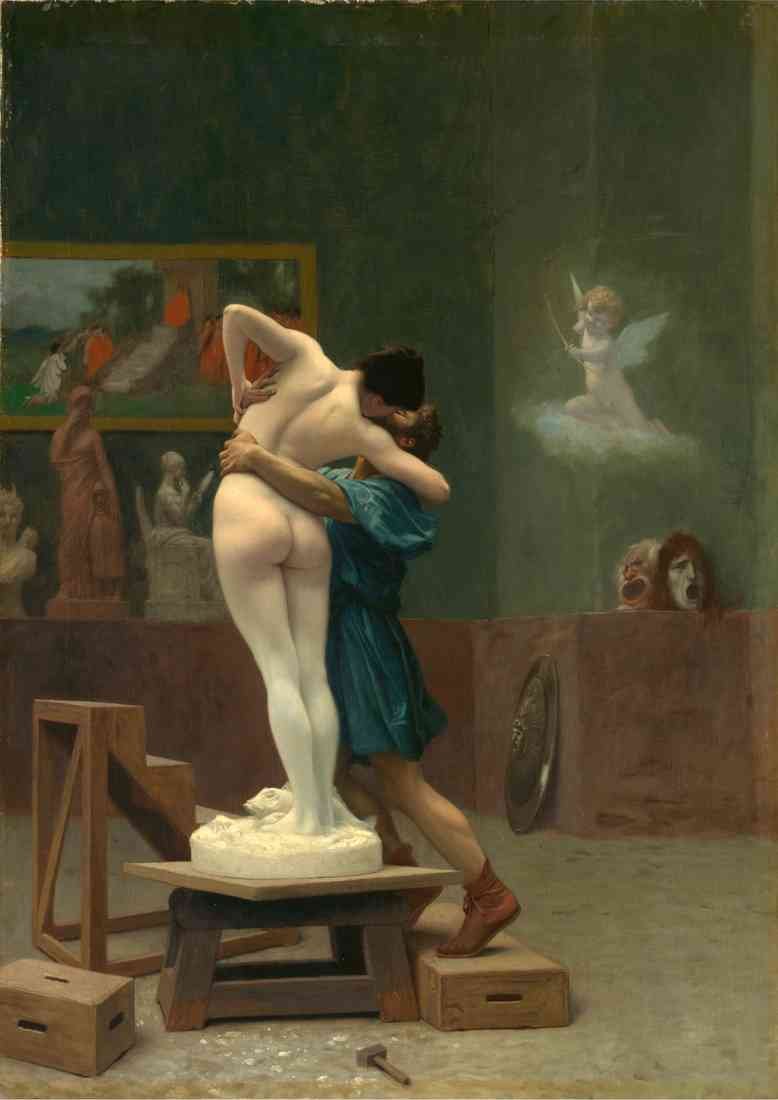 Jean Leon Gerome pygmalion and galatea A4 Photo Print