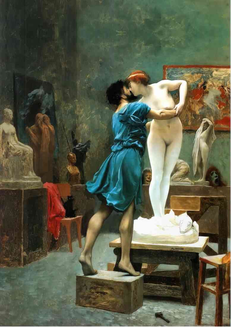 Jean Leon Gerome pygmalion and galatea use A4 Photo Print