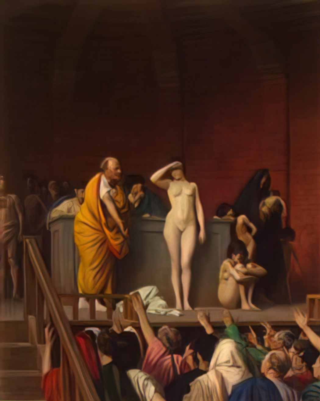 Jean Leon Gerome slave market in rome Art A4 Photo Print