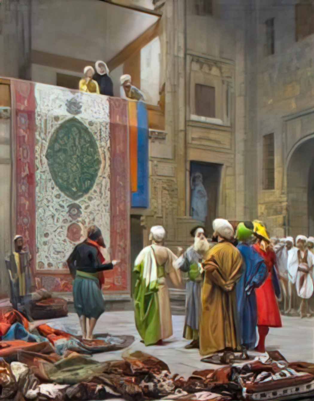 Jean Leon Gerome the carpet merchant 1887 1 Art A4 Photo Print