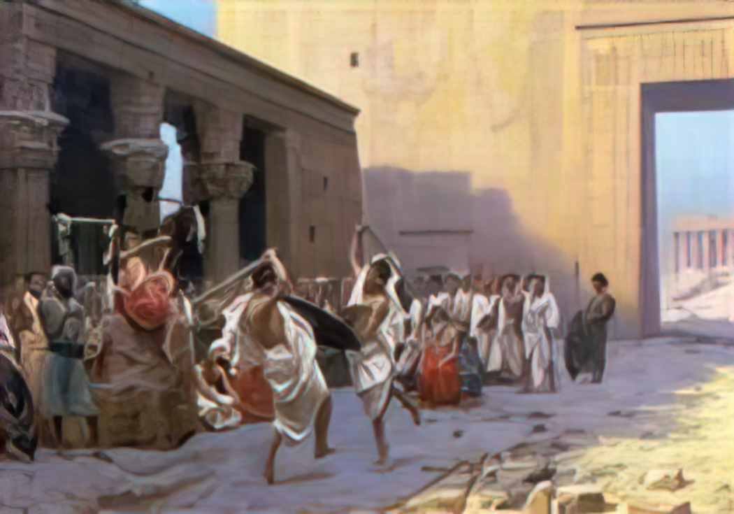 Jean Leon Gerome bashi bazouk and his dog Art A4 Photo Print
