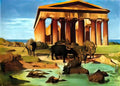 Jean Leon Gerome view of paestum Art A4 Photo Print