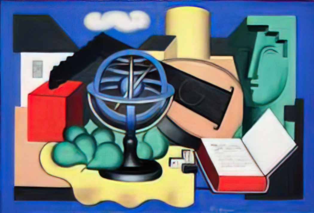 Jean Metzinger globe and banjo 1930 Art A4 Photo Print