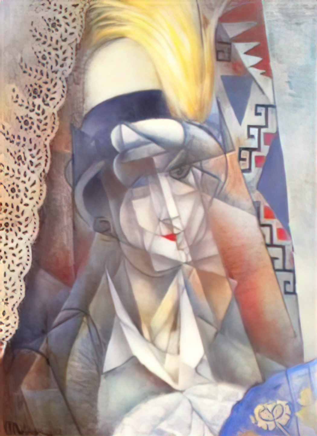 Jean Metzinger la plume jaune 1912 Art A4 Photo Print