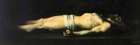 Jeanjacques Henner Jesus At The Tomb A4 Photo Print