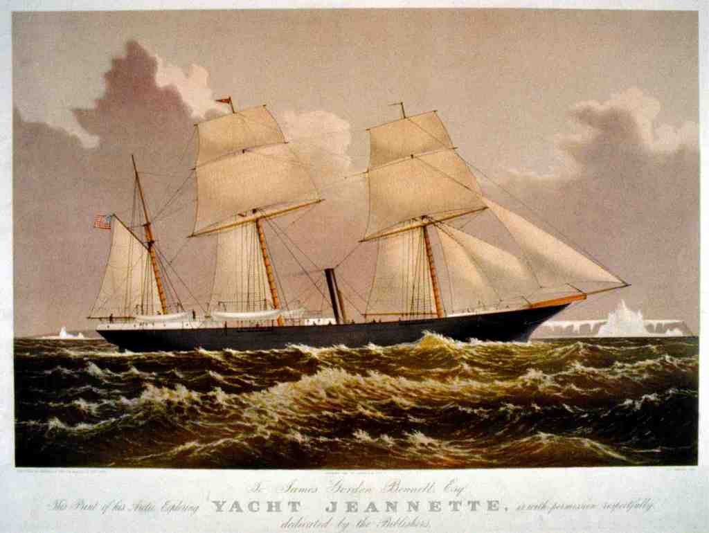 Jeannette 2 Ship Vintage A4 Photo Print