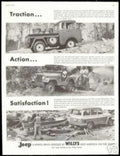 Jeep Four Wheel Vintage Retro Advert Ads A4 Photo Print