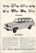 Jeep Wagoner Models Vintage Retro Advert Ads A4 Photo Print