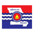 Jefferson City Coat Of Arms N6345 A4 Photo Print