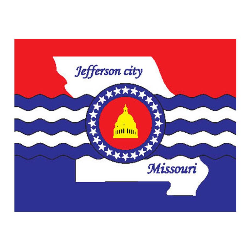 Jefferson City Coat Of Arms N6345 A4 Photo Print