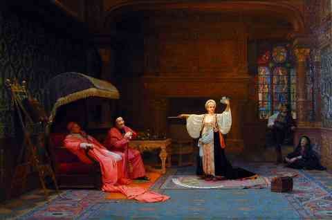 Jehan Georges Vibert Fortune Teller A4 Photo Print