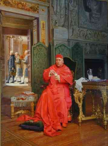 Jehan Georges Vibert The Diet A4 Photo Print