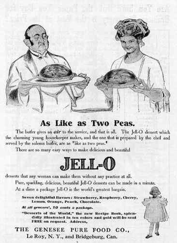 Jell O Vintage Advert 1910 A4 Photo Print
