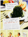 Jello Mold Fruit Vintage Retro Advert Ads A4 Photo Print