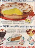 Jello Pudding Pie Vintage Retro Advert Ads A4 Photo Print