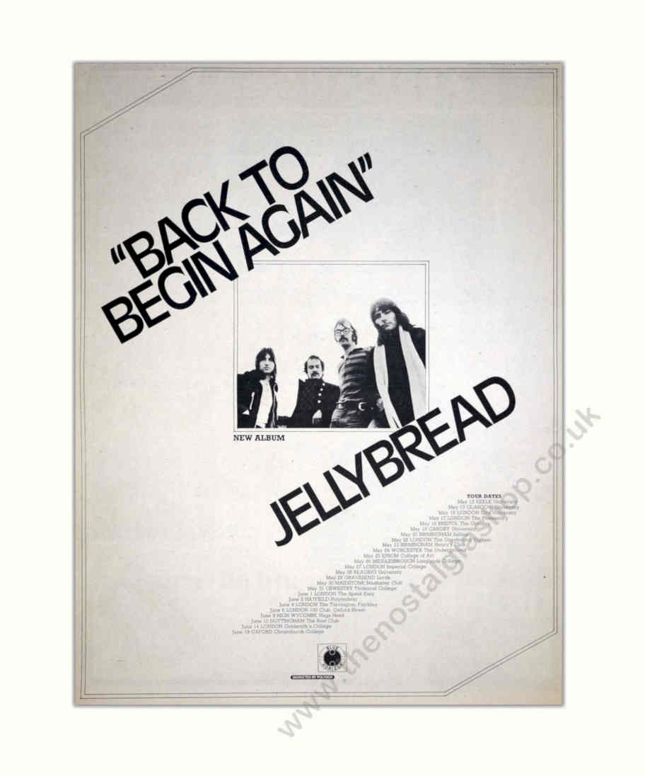 Jellyfish Back Begin Vintage Retro Advert Poster A4 Photo Print