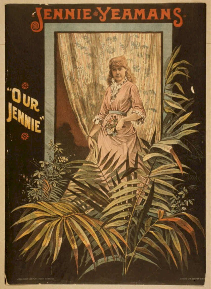 Jennie Yeamans Poster Vintage Retro Advert Poster A4 Photo Print