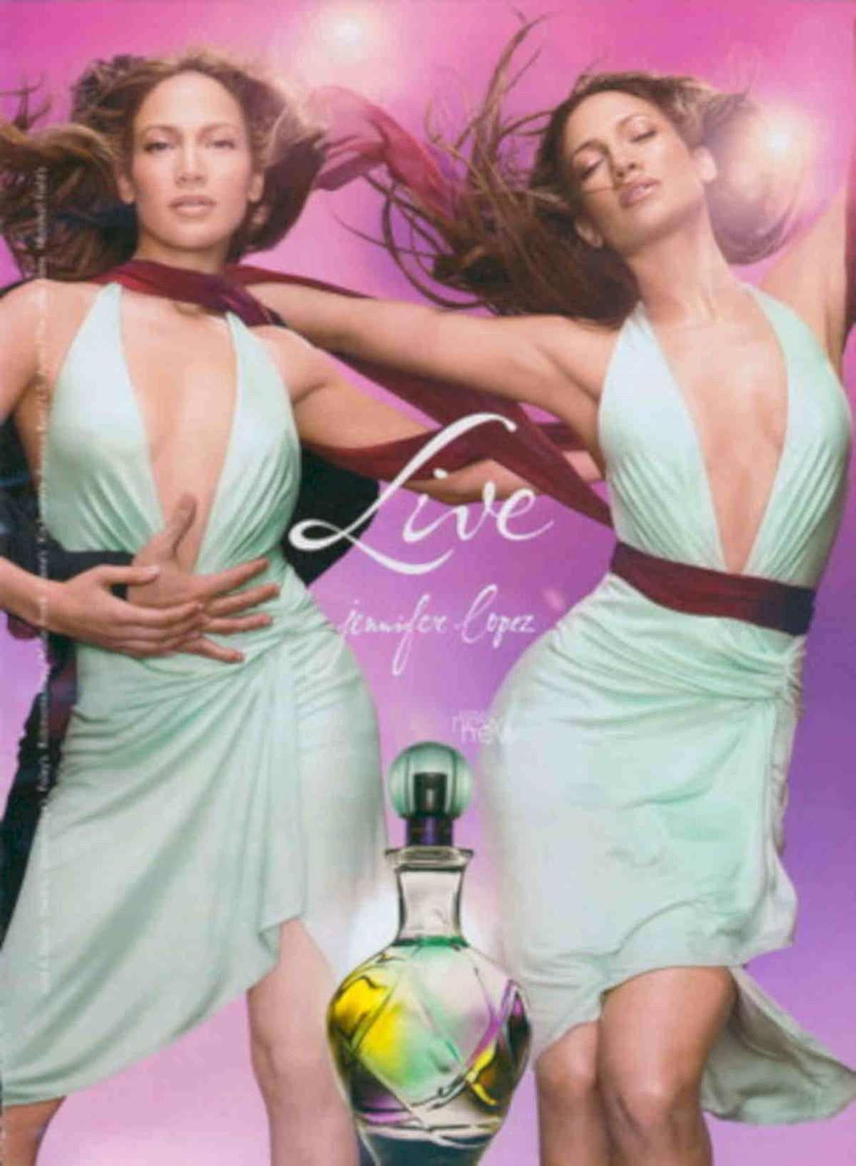 Jennifer Lopez Perfume Vintage Retro Advert Poster A4 Photo Print