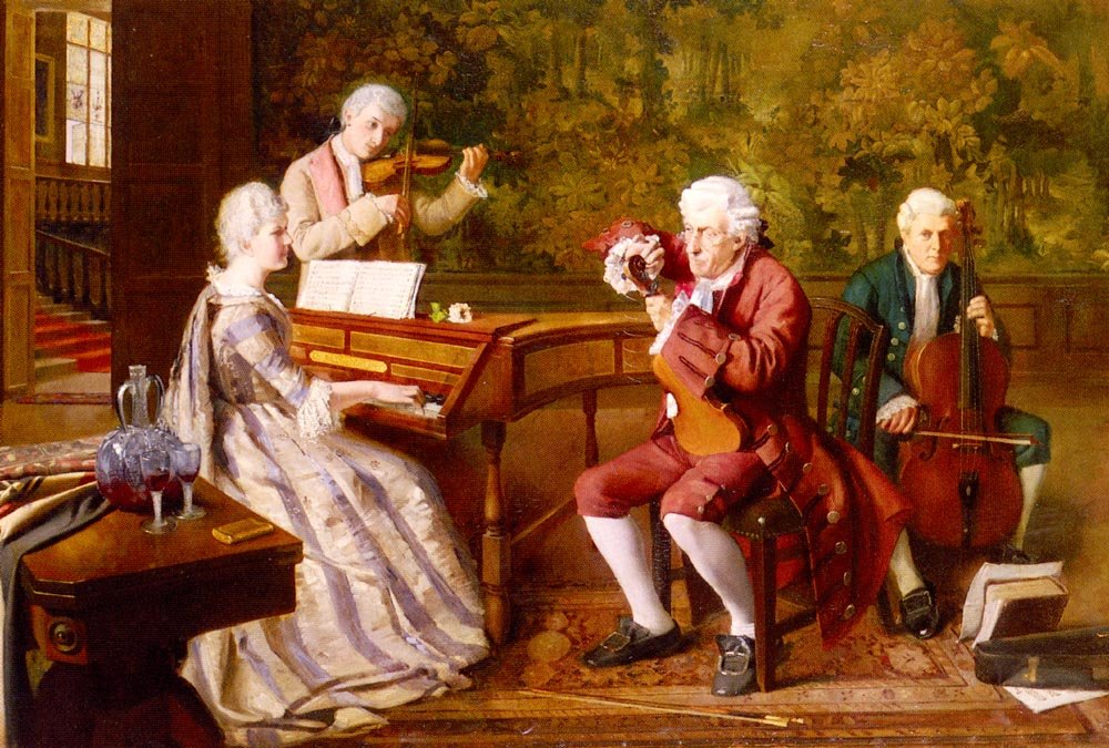 Jennings Brown H W Before The Recital Art A4 Photo Print