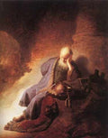 Jeremiah Lamenting The Destruction Of Jerusalem Wg A4 Photo Print
