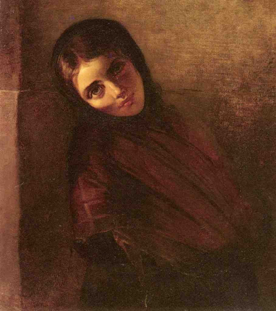 Jerichau Baumann Anna Maria Elisabeth A Young Girl Art A4 Photo Print