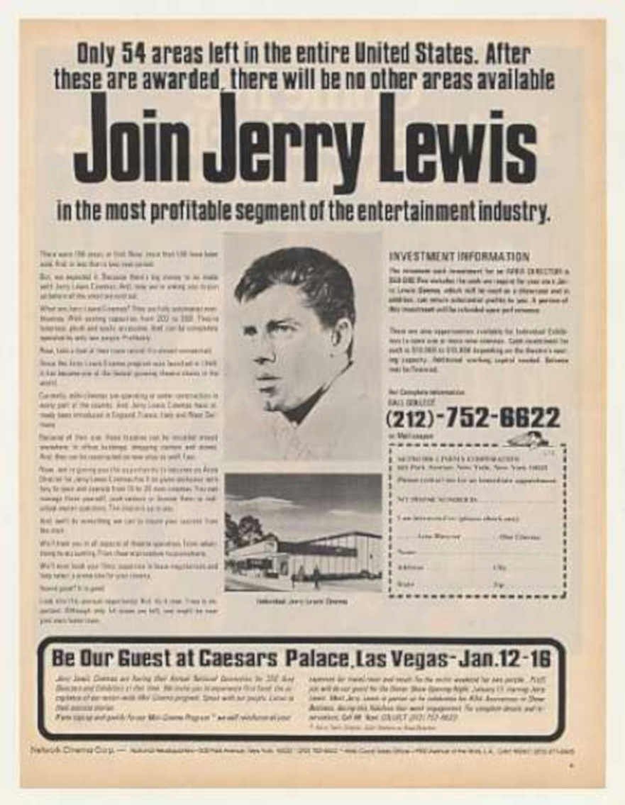 Jerry Lewis Caesar Vintage Retro Advert Ads A4 Photo Print