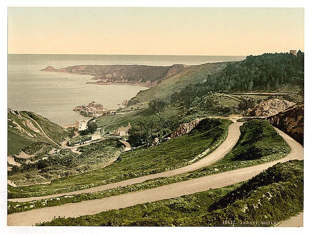 Jersey Bouley Bay Channel Islands Vintage A4 Photo Print
