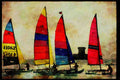 Jersey Channel Isles 286001 Hoby Cats, St. Ouen's Bay A4 Limited Edition Watercolour Print