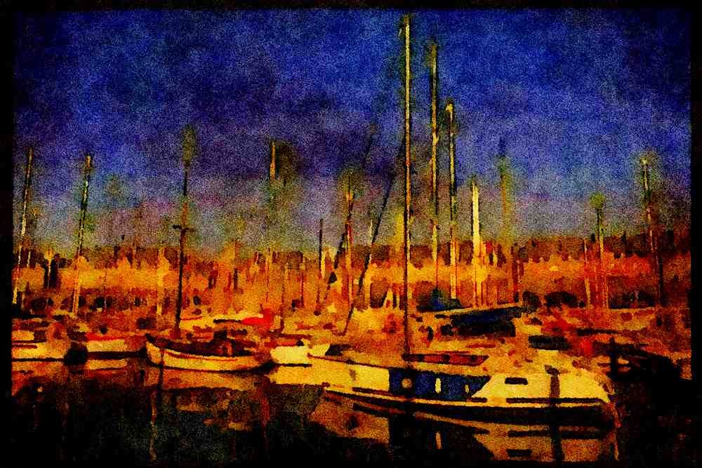 Jersey Channel Isles 286013 St. Helier Harbor A4 Limited Edition Watercolour Print