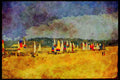 Jersey Channel Isles 286037 Gorey Beach, Hoby Cat Race A4 Limited Edition Watercolour Print