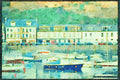 Jersey Channel Isles 286043 St. Aubin A4 Limited Edition Watercolour Print