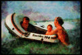 Jersey Channel Isles 286061 Beach Scenes A4 Limited Edition Watercolour Print