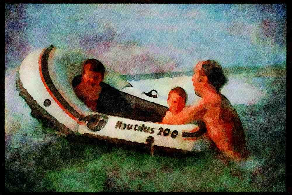 Jersey Channel Isles 286061 Beach Scenes A4 Limited Edition Watercolour Print