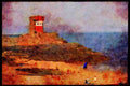 Jersey Channel Isles 286067 Archirondel A4 Limited Edition Watercolour Print