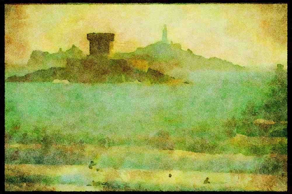 Jersey Channel Isles 286089 St. Ouen A4 Limited Edition Watercolour Print