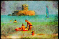 Jersey Channel Isles 286098 Rocco Tower A4 Limited Edition Watercolour Print